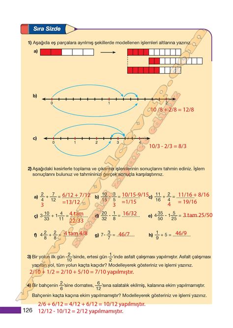 5 sınıf matematik kitabı sayfa 126 127